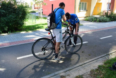 Prostějov: Preventivní akce pro cyklisty "Na prázdniny bezpečně"